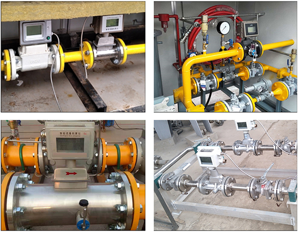 燃氣流量計現(xiàn)場安裝使用圖